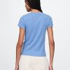 Tricou modern cu coaste Tricou modern cu coaste