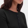 Tricou modern Rib Henley