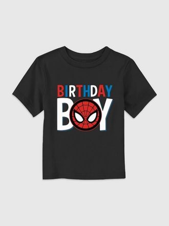 Tricou pentru aniversare SpiderRex pentru copil mic