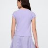 Tricou pentru copii cu gât pătrat Tricou pentru copii cu gât pătrat