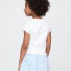 Tricou pentru copii cu gât pătrat Tricou pentru copii cu gât pătrat