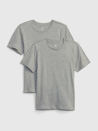 Tricou pentru copii din bumbac organic (pachet de 2)