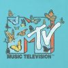 Tricou pentru copii MTV Butterflies Graphic Boxy Crop