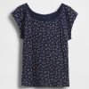 Tricou Pointelle cu dantelă pentru copii