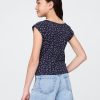Tricou Pointelle cu dantelă pentru copii