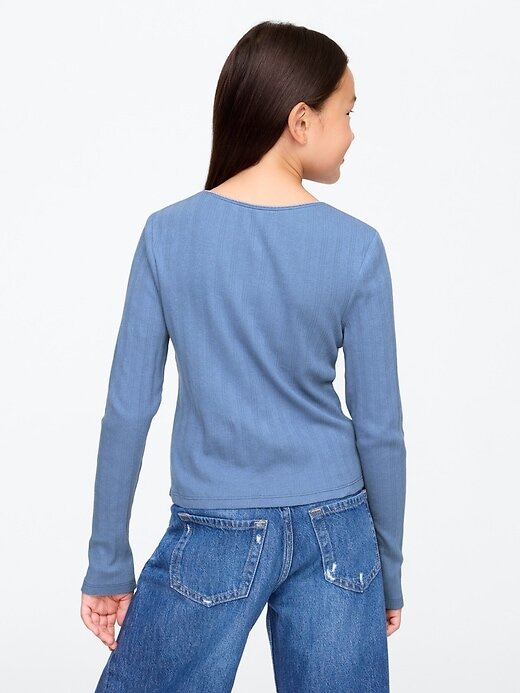 Tricou Pointelle pentru copii Tricou Pointelle pentru copii