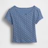 Tricou Pointelle Rib pentru bebeluși și copii mici Tricou Pointelle Rib pentru bebeluși și copii mici