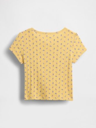 Tricou Pointelle Rib pentru bebeluși și copii mici