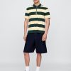 Tricou polo cu dungi Gap × Malbon Logo Tricou polo cu dungi Gap × Malbon Logo