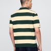 Tricou polo cu dungi Gap × Malbon Logo Tricou polo cu dungi Gap × Malbon Logo