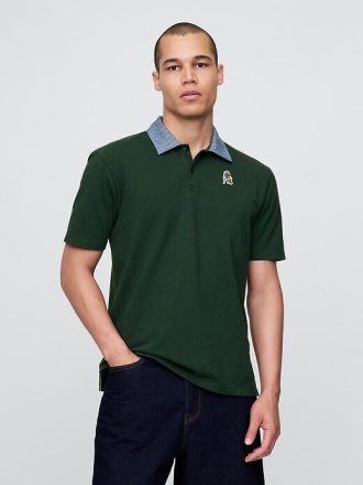 Tricou polo Gap × Malbon