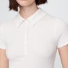 Tricou polo modern cu coaste
