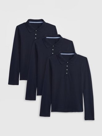 Tricou polo pentru copii (pachet de 3)