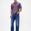 Tricou polo relaxat din piqué Tricou polo relaxat din piqué