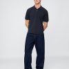 Tricou polo relaxat din piqué Tricou polo relaxat din piqué