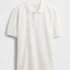 Tricou polo relaxat din piqué Tricou polo relaxat din piqué