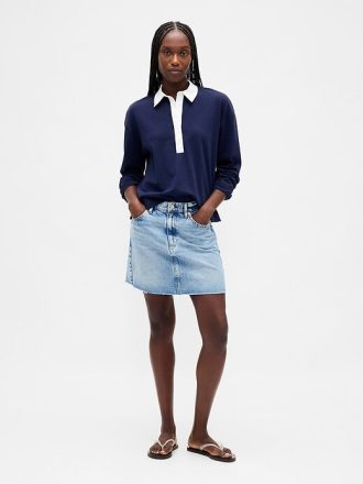 Tricou polo VintageSoft din bumbac organic