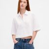 Tricou polo VintageSoft Heavyweight Crop din bumbac organic Tricou polo VintageSoft Heavyweight Crop din bumbac organic