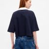 Tricou polo VintageSoft Heavyweight Crop din bumbac organic Tricou polo VintageSoft Heavyweight Crop din bumbac organic
