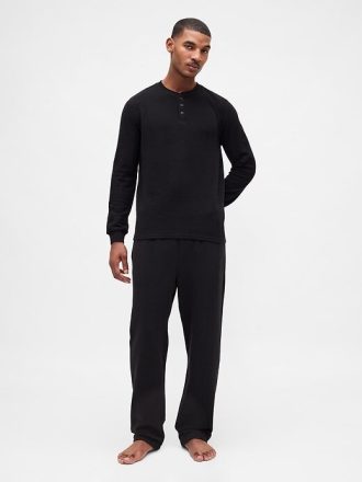 Tricou Rib Henley PJ