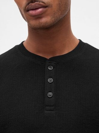 Tricou Rib Henley PJ
