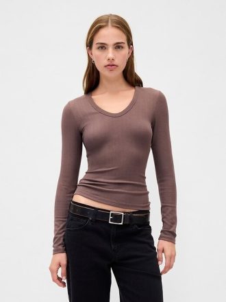 Tricou Sheer Modern Rib
