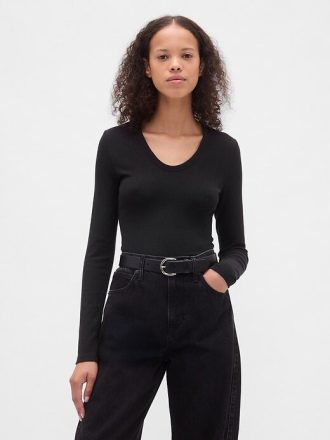 Tricou Sheer Modern Rib