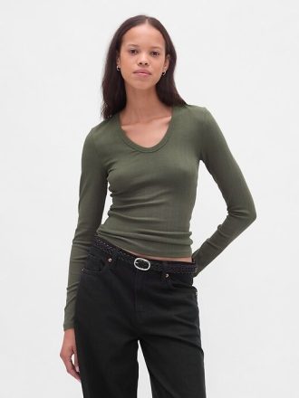 Tricou Sheer Modern Rib