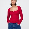 Tricou tricot Henley din Jersey Tricou tricot Henley din Jersey