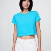 Tricou VintageSoft Crop din bumbac organic Tricou VintageSoft Crop din bumbac organic