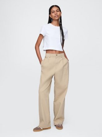 Tricou VintageSoft Crop din bumbac organic