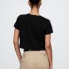 Tricou VintageSoft Crop din bumbac organic Tricou VintageSoft Crop din bumbac organic