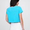 Tricou VintageSoft Crop din bumbac organic Tricou VintageSoft Crop din bumbac organic