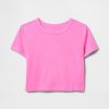 Tricou VintageSoft Crop din bumbac organic Tricou VintageSoft Crop din bumbac organic