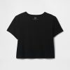 Tricou VintageSoft Crop din bumbac organic Tricou VintageSoft Crop din bumbac organic