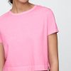 Tricou VintageSoft Crop din bumbac organic Tricou VintageSoft Crop din bumbac organic