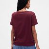 Tricou VintageSoft cu decolteu în V din bumbac organic Tricou VintageSoft cu decolteu în V din bumbac organic