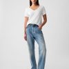 Tricou VintageSoft cu decolteu în V din bumbac organic Tricou VintageSoft cu decolteu în V din bumbac organic