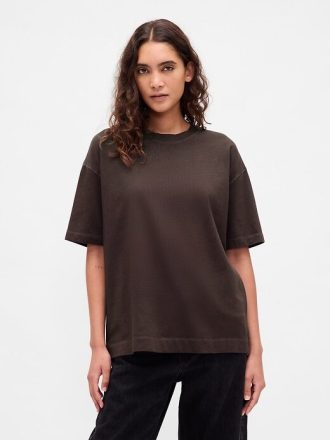 Tricou VintageSoft Greu din Bumbac Organic