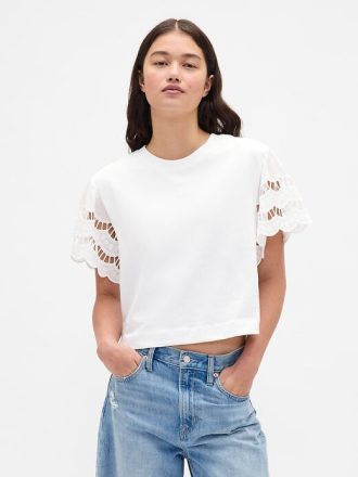 Tricou VintageSoft Heavyweight Crop din bumbac organic