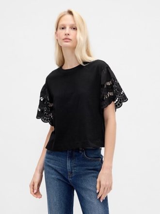 Tricou VintageSoft Heavyweight Crop din bumbac organic