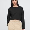 Tricou VintageSoft Heavyweight Crop din bumbac organic