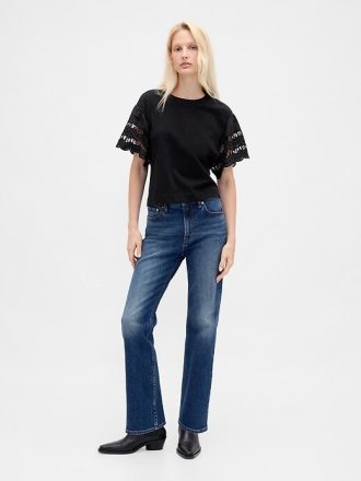 Tricou VintageSoft Heavyweight Crop din bumbac organic