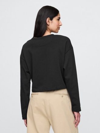 Tricou VintageSoft Heavyweight Crop din bumbac organic