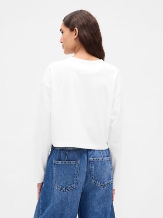 Tricou VintageSoft Heavyweight Crop din bumbac organic