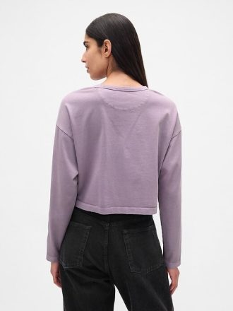 Tricou VintageSoft Heavyweight Crop din bumbac organic
