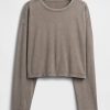 Tricou VintageSoft Heavyweight Crop din bumbac organic