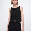 Vestă Crop BiStretch Boatneck