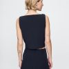 Vestă Crop BiStretch Boatneck