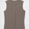 Vestă modernă cardigan cu coaste Vestă modernă cardigan cu coaste